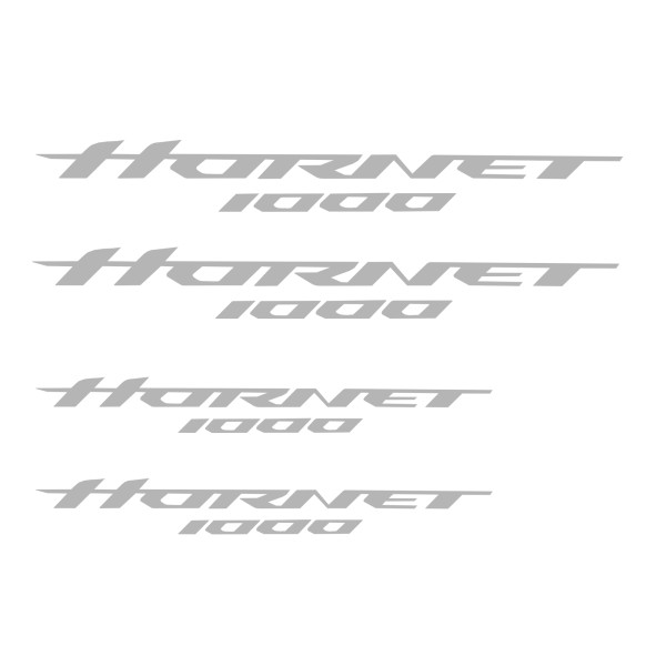 Pyramid Plastics Pyramid decals | grey | honda cb 1000 hornet logo set of 4
